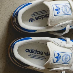 Leder Sneaker|Terrace Casual Sneaker*Adidas Gazelle Sala Off White / Blue / Footwear White
