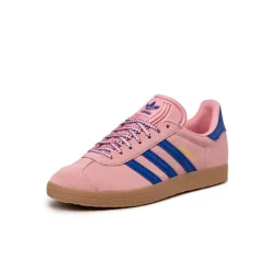 Leder Sneaker|Terrace Casual Sneaker*Adidas Gazelle W Semi Pink Spark / Lucid Blue / Pure Sulfur