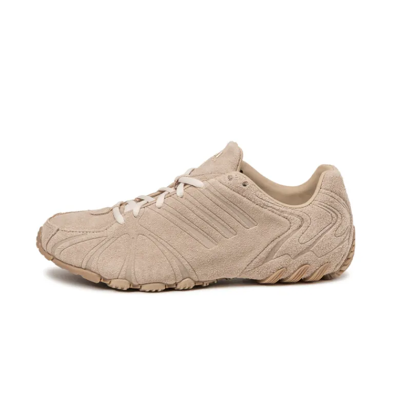 Leder Sneaker|Retro Runner*Adidas Ghost Sprint W Magic Beige / Wonder White / Gum 4