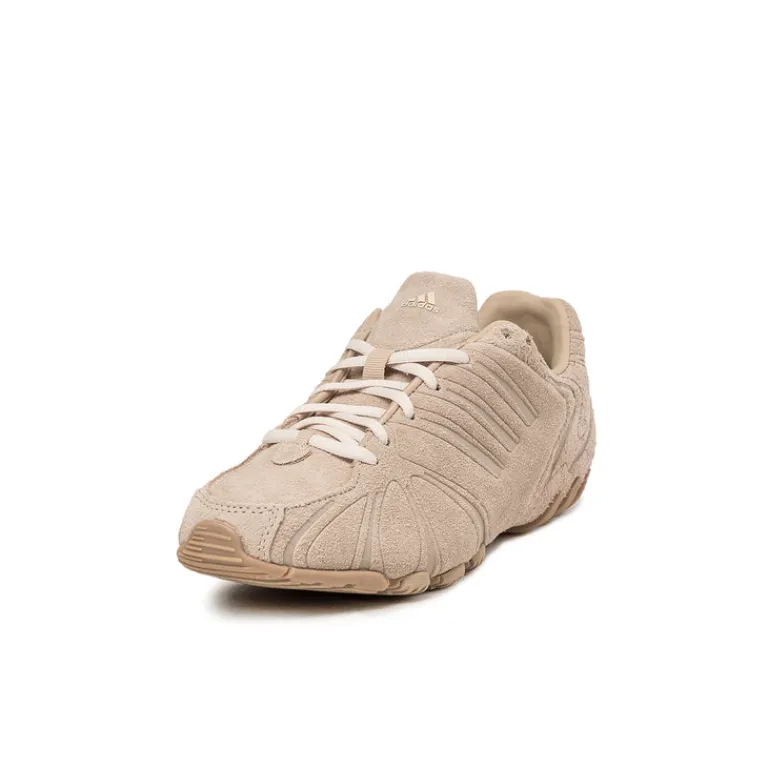 Leder Sneaker|Retro Runner*Adidas Ghost Sprint W Magic Beige / Wonder White / Gum 4