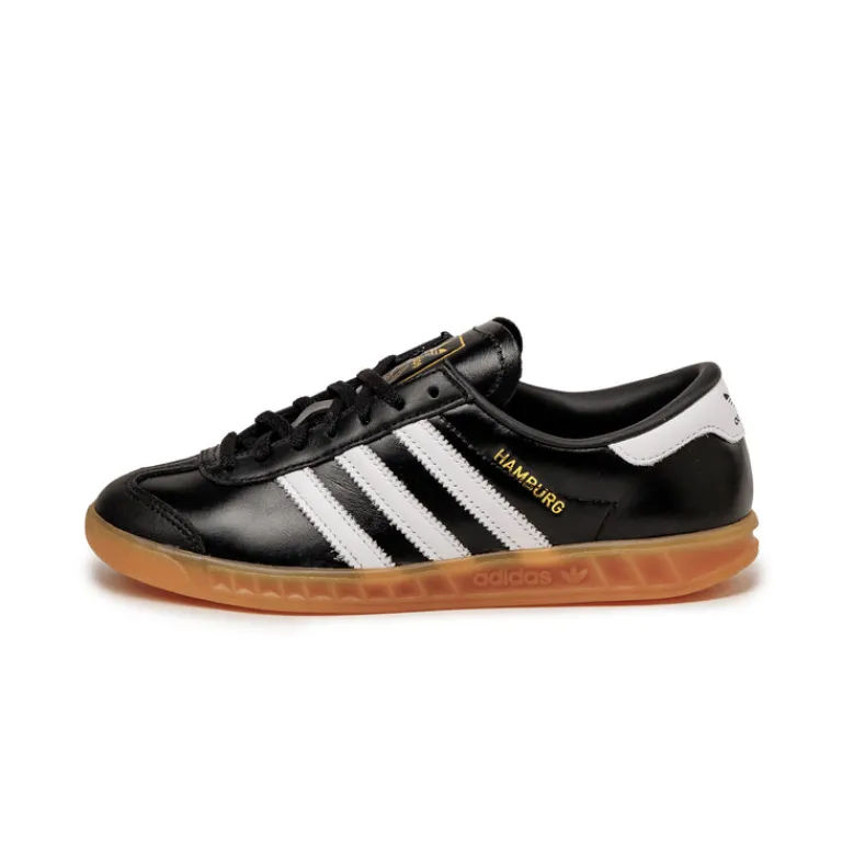 Leder Sneaker|Terrace Casual Sneaker*Adidas Hamburg W Core Black / Footwear White / Gum 2