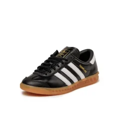 Leder Sneaker|Terrace Casual Sneaker*Adidas Hamburg W Core Black / Footwear White / Gum 2