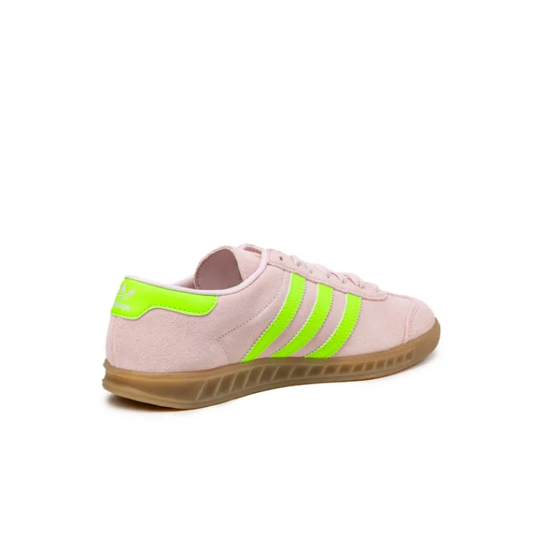 Leder Sneaker|Terrace Casual Sneaker*Adidas Hamburg W Clear Pink / Solar Green / Gold Metallic