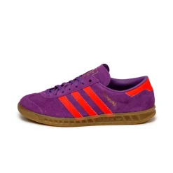 Leder Sneaker|Terrace Casual Sneaker*Adidas Hamburg W Active Purple / Solar Red / Gold Metallic