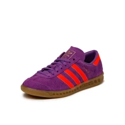Leder Sneaker|Terrace Casual Sneaker*Adidas Hamburg W Active Purple / Solar Red / Gold Metallic
