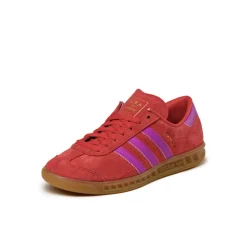 Leder Sneaker|Terrace Casual Sneaker*Adidas Hamburg W Red / Purple Burst / Gum
