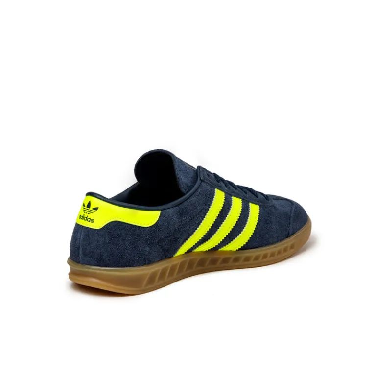 Leder Sneaker|Terrace Casual Sneaker*Adidas Hamburg W Night Indigo / Solar Yellow / Gold Metallic