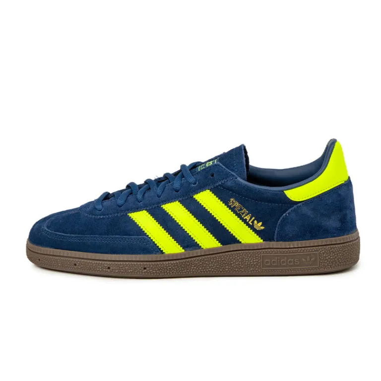 Leder Sneaker|Terrace Casual Sneaker*Adidas Handball Spezial Victory Blue / Solar Yellow / Gold Metallic