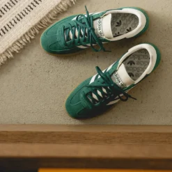 Leder Sneaker|Terrace Casual Sneaker*Adidas Handball Spezial Collegiate Green / Cloud White / Chalk White