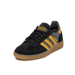 Leder Sneaker|Terrace Casual Sneaker*Adidas Handball Spezial Core Black / Preloved Yellow / Grey Six