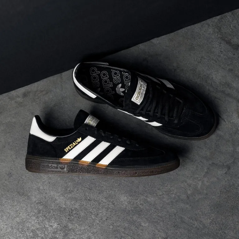 Leder Sneaker|Terrace Casual Sneaker*Adidas Handball Spezial Core Black / Footwear White / Gum 5