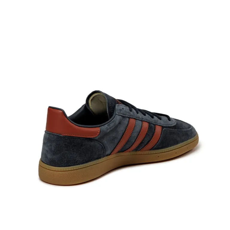 Leder Sneaker|Terrace Casual Sneaker*Adidas Handball Spezial Aurora Ink / Wild Sepia / Gold Metallic
