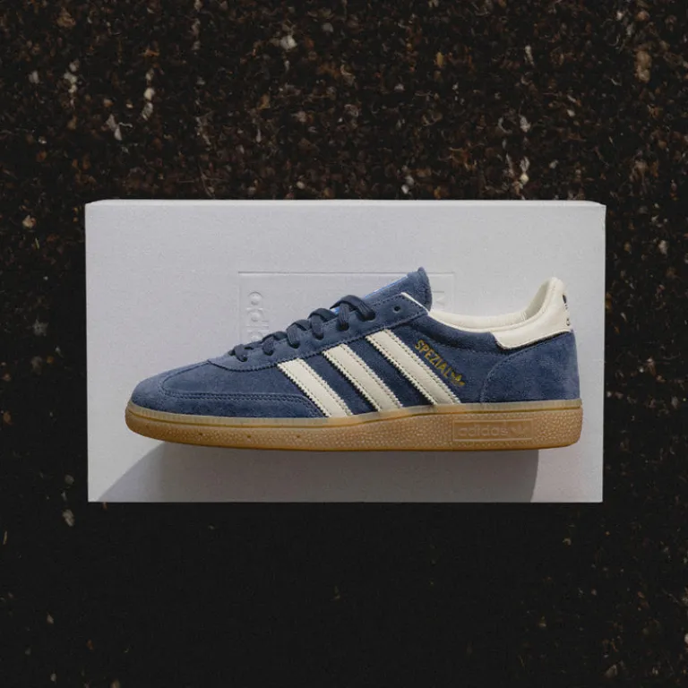 Leder Sneaker|Terrace Casual Sneaker*Adidas Handball Spezial *Made in Germany* Preloved Ink / Off White / Gum M2