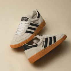 Leder Sneaker*Adidas Handball Spezial W Aluminium / Core Black / Cloud White