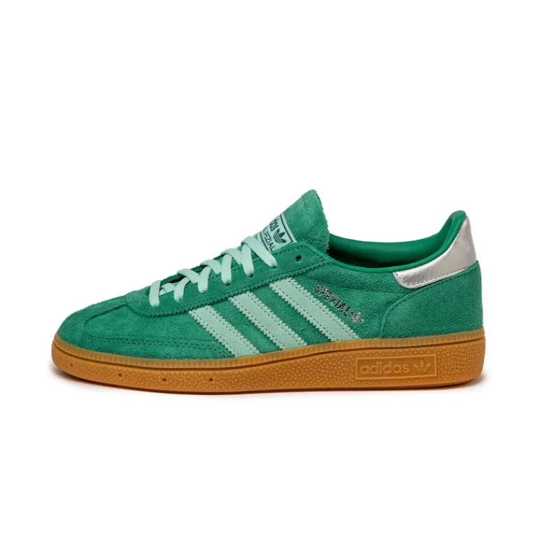 Leder Sneaker|Terrace Casual Sneaker*Adidas Handball Spezial W Green / Clear Mint / Gum