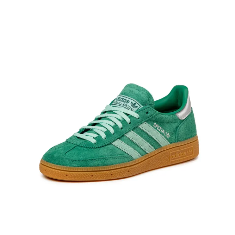 Leder Sneaker|Terrace Casual Sneaker*Adidas Handball Spezial W Green / Clear Mint / Gum