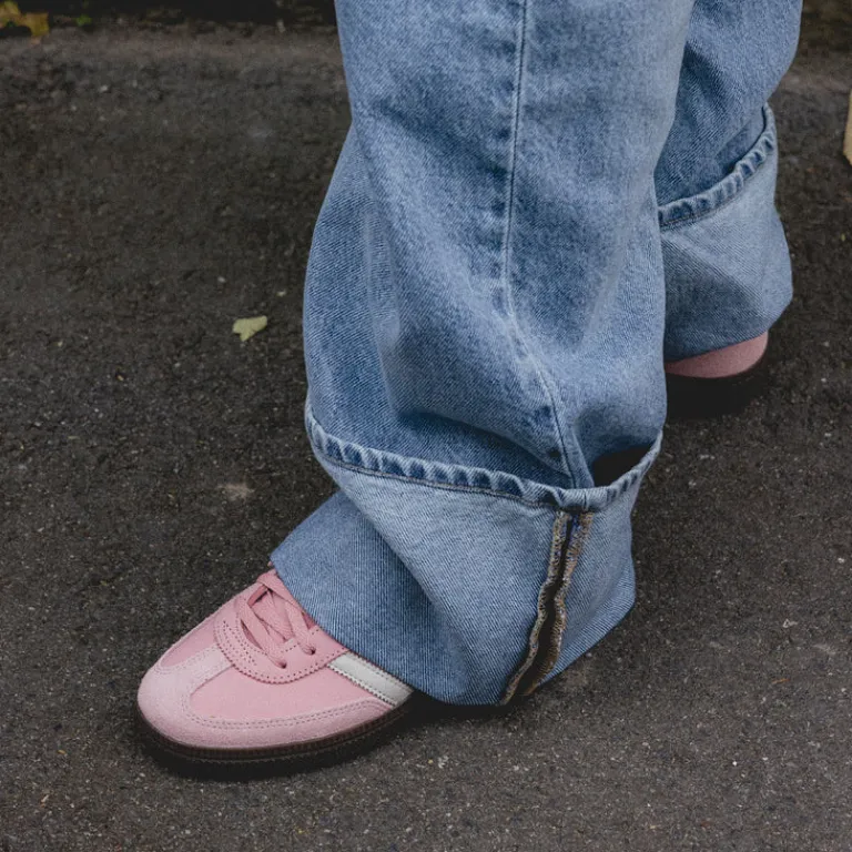 Leder Sneaker|Terrace Casual Sneaker*Adidas Handball Spezial W Wonder Mauve / Alumina / Gum