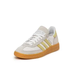 Leder Sneaker|Terrace Casual Sneaker*Adidas Handball Spezial W Footwear White / Power Yellow / Silver Metallic