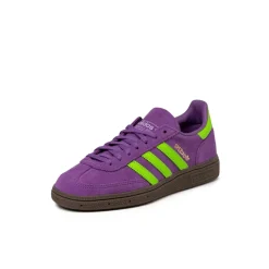 Leder Sneaker|Terrace Casual Sneaker*Adidas Handball Spezial W Active Purple / Solar Green / Gum