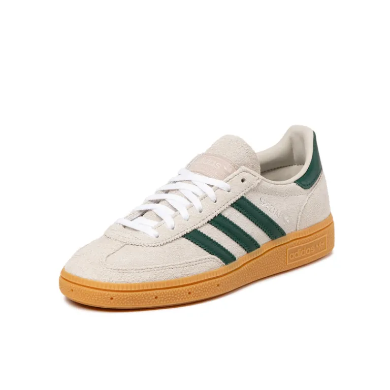 Leder Sneaker|Terrace Casual Sneaker*Adidas Handball Spezial W Alumina / Collegiate Green / Gum
