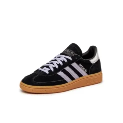 Leder Sneaker|Terrace Casual Sneaker*Adidas Handball Spezial W Core Black / Violet Tone / Gum 1