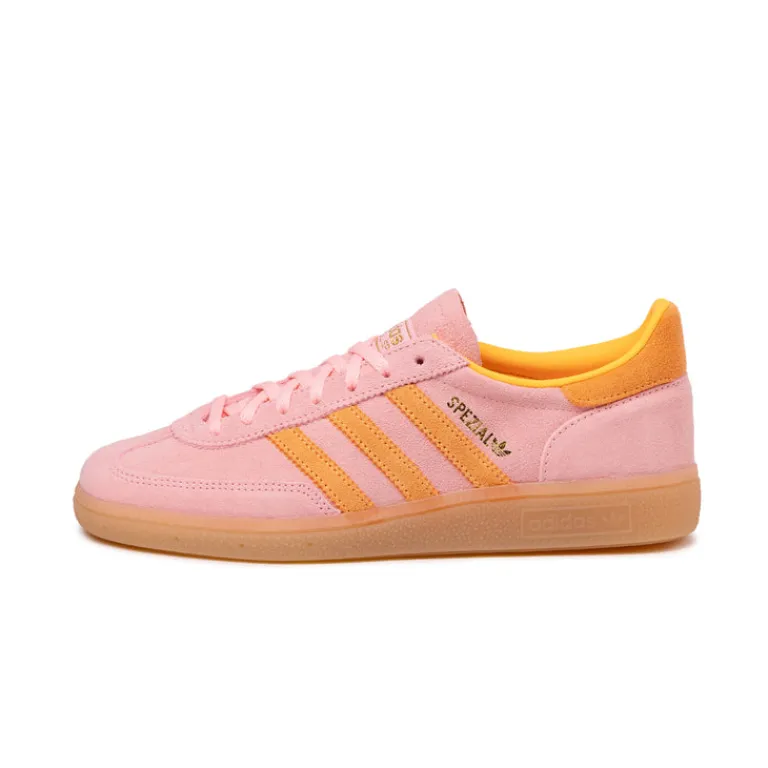 Leder Sneaker|Terrace Casual Sneaker*Adidas Handball Spezial W Glow Pink / Flat Orange / Gum 1
