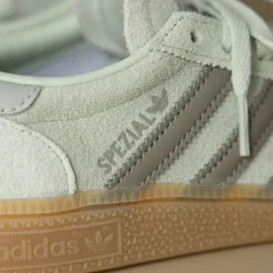Leder Sneaker|Terrace Casual Sneaker*Adidas Handball Spezial W Linen Green / Silver Pebble / Wonder Silver
