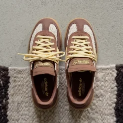 Leder Sneaker|Terrace Casual Sneaker*Adidas Handball Spezial W Preloved Brown / Orange Tint / Gum 3