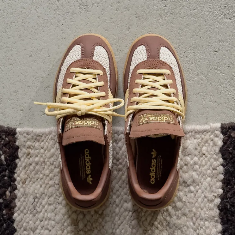 Leder Sneaker|Terrace Casual Sneaker*Adidas Handball Spezial W Preloved Brown / Orange Tint / Gum 3