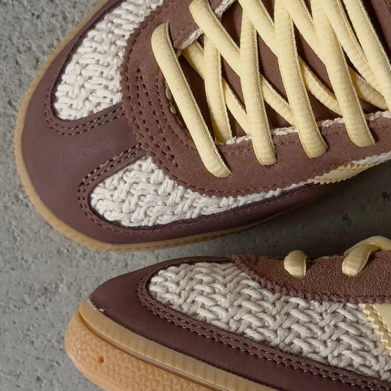 Leder Sneaker|Terrace Casual Sneaker*Adidas Handball Spezial W Preloved Brown / Orange Tint / Gum 3