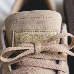 Leder Sneaker|Terrace Casual Sneaker*Adidas Handball Spezial W Warm Sand / Clear Pink / Gum 5