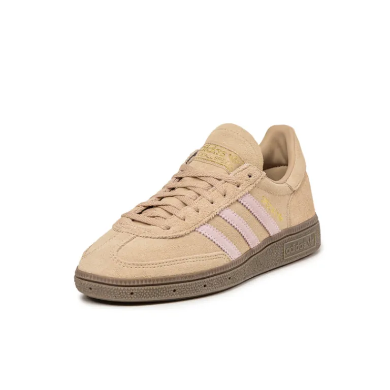 Leder Sneaker|Terrace Casual Sneaker*Adidas Handball Spezial W Warm Sand / Clear Pink / Gum 5