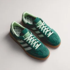 Leder Sneaker|Terrace Casual Sneaker*Adidas Handball Spezial W Collegiate Green / Segrsp / Gum 1