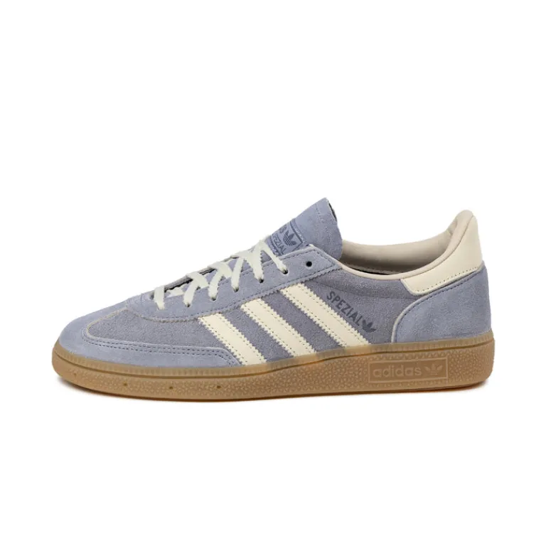 Leder Sneaker|Terrace Casual Sneaker*Adidas Handball Spezial W Silver Violet / Cream White / Gum