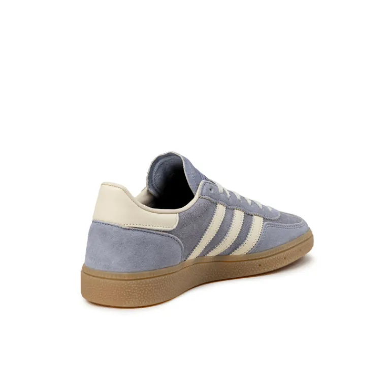 Leder Sneaker|Terrace Casual Sneaker*Adidas Handball Spezial W Silver Violet / Cream White / Gum