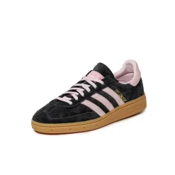 Leder Sneaker|Terrace Casual Sneaker*Adidas Handball Spezial W Core Black / Clear Pink / Gum 1