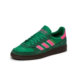 Leder Sneaker|Terrace Casual Sneaker*Adidas Handball Spezial WM Court Green / Lucid Pink / Off White