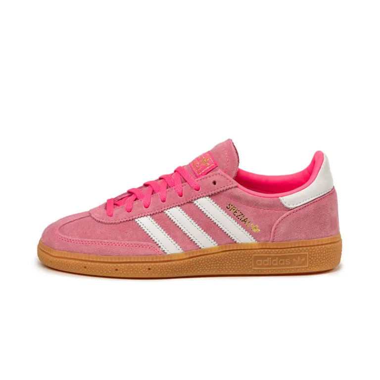 Leder Sneaker|Terrace Casual Sneaker*Adidas Handball Spezial W Lucid Pink / Footwear White / Gold Metallic