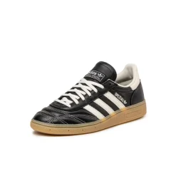Leder Sneaker|Terrace Casual Sneaker*Adidas Handball Spezial W Core Black / Off White / Silver Metallic