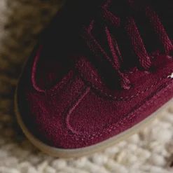 Leder Sneaker|Terrace Casual Sneaker*Adidas Handball Spezial W Maroon / Crew White / Gold Metallic