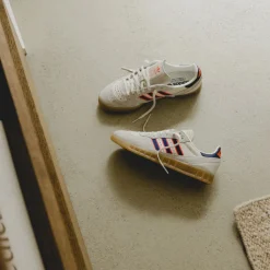Leder Sneaker|Terrace Casual Sneaker*Adidas Handball Top RM Crystal White / Victory Blue / Solar Red