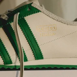 Leder Sneaker|Terrace Casual Sneaker*Adidas Italia 60s *Made in Italy* Chalk White / Green / Cream White