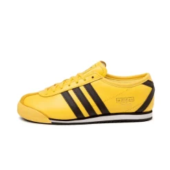Leder Sneaker|Terrace Casual Sneaker*Adidas Italia 70s W Spring Yellow / Dark Brown / Core Black