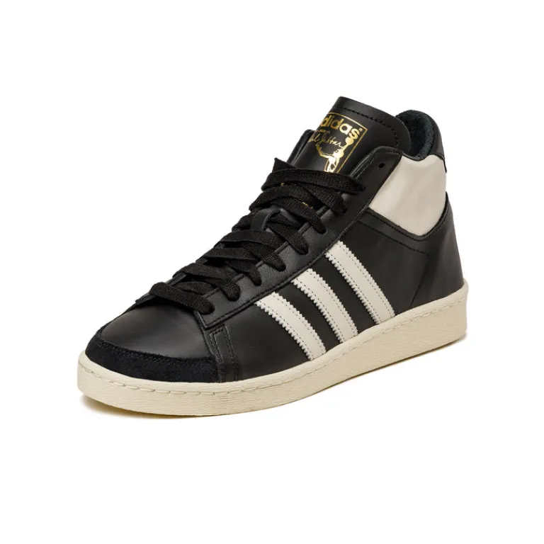 Leder Sneaker|High-Top Sneaker*Adidas Jabbar Hi Core Black / Off White / Cream White
