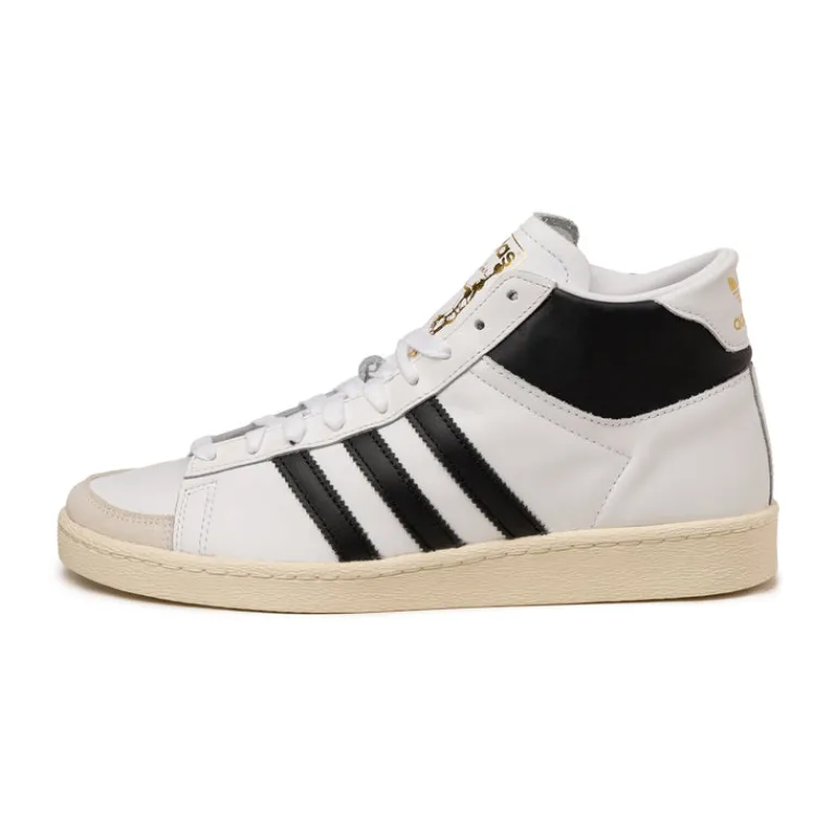 High-Top Sneaker|Leder Sneaker*Adidas Jabbar Hi Cloud White / Core Black / Off White