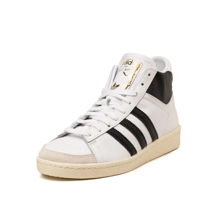 High-Top Sneaker|Leder Sneaker*Adidas Jabbar Hi Cloud White / Core Black / Off White