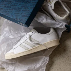 Leder Sneaker|Terrace Casual Sneaker*Adidas Jabbar Low Footwear White / Orbital Grey / Crew White