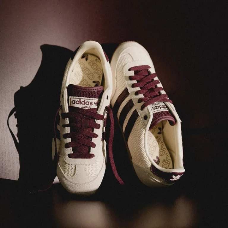 Leder Sneaker|Terrace Casual Sneaker*Adidas Japan W Cream White / Maroon / Gum