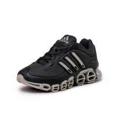 Leder Sneaker|Retro Runner*Adidas Megaride W Carbon / Half Blue / Champagne Metallic