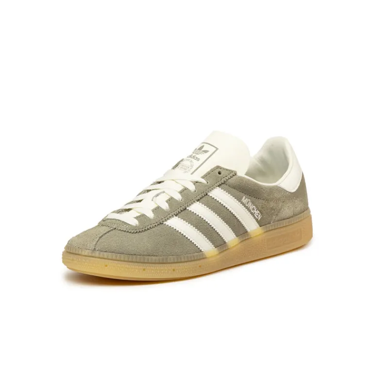 Leder Sneaker|Terrace Casual Sneaker*Adidas München W Silver Pebble / Off White / Silver Metallic